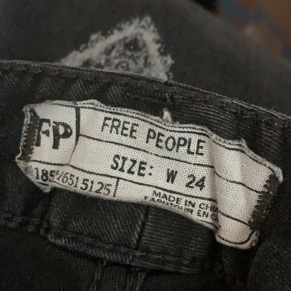 Free People Dotted Ikat chevron skinny Pants - Picture 10 of 11